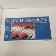 Vintage 1982 Milton Bradley Backgammon & Acey Deucy Board Game, New Sealed