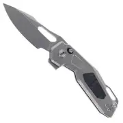 Ketuo Mini Griffin Folding Knife Titanium/Shredded Carbon Fiber Handle M390