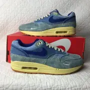 Nike Air Max 1 PRM Shoes Men’s SZ 8.5 ‘Dirty Denim' Mineral Slate DV3050-300