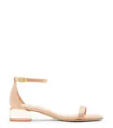 LUCITE NUDISTCURVE 35 BLOCK SANDAL in ROSEWATER for Women