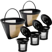 Reusable Coffee Filter for Ninja Dual Brew Coffee Maker, 3 Pack K Cup Reusabl...