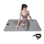Grounding Anti-Slip Mat Pad,Grounding Sleep Sheet with 15ft, Silver Fiber Fab...