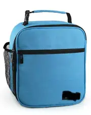 Lunch Bag for Men Women,Reusable Lunch Box, Spacious Lunchbox Adult, Blue