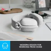 Logitech Zone Vibe 100 Wireless Headset (Off White)