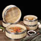 Bamboo Kitchen Gadget Steam Cooker Steamer Basket Bamboo Steamer Food Steamer