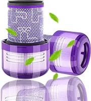 [Bibemorol] V12 Cordless Vacuum Filter Compatible with Dyson V12 Detect Slim, Removable and Washable V12 Replacement Filter, Part No.971517-01