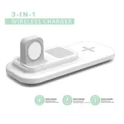 Sansai 3 in 1 Wireless Charger Charge Mobile Phone iWatch and AirPods
