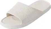 [R-ISLAND] Flip Flops for Women, Adults, Made of EVA, Very Light and Comfortable, Ideal for Pool, Beach, Shower, etc., White, EU 36/37, White, 6/7 AU
