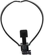 SHINEOFI Neck Hanging Stabilizer for Smartphones Black Neck Clamp Bracket for POV Video Recording Compatible with Gopro Hands Camera Grip Accessory