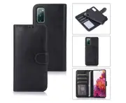 Detachable Wallet Phone Case for Easy Portability (Black), Flip Case for Samsung Galaxy S20 FE
