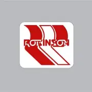 Robinson - Red on white Head tube decal - old school bmx