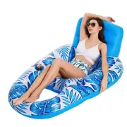 Floating Row Swimming Pool Inflatable Foldable Water Hammock Bed Beach Swimming