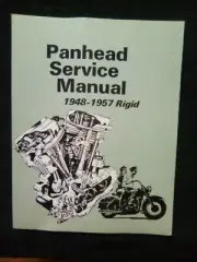 Harley-Davidson Panhead Service Manual 1948-1957 Rigid Very Nice Like New!