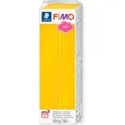 Fimo Soft Polymer Clay Modelling Clay - Home Oven Bake - 454g Sunflower Yellow