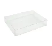 50 Pack of 15*15*4cm Clear PVC Plastic Folding Packaging Small rectangle/square
