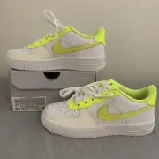 Nike Air Force 1 LV8 (GS) in White/Multi-Color-Volt | US 5.5Y (Youth) New In Box