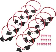 10pcs Inline Fuse Holders for Automotive Applications Reliable Blade Fuse Holder Replacement for Truck Motorcycle Circuit Protection