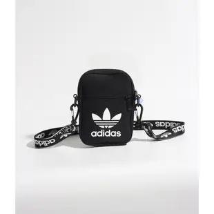 [現貨] adidas Originals Festival Bag 證件包 小包 肩包 黑 白 三葉草 旅行 隨身行李