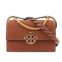 在飛比找誠品線上優惠-【TORY BURCH】Miller 荔枝皮革編織背帶迷你翻