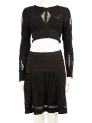 Black Stretch Knit Co-ord
