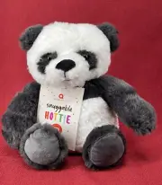 New Aroma Home Snuggable Hottie Microwavable Lavender Scented Panda Bear Plush