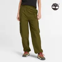 在飛比找momo購物網優惠-【Timberland】女款深橄欖綠工裝長褲(A6H7H30
