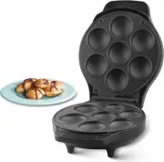 Mini Stuffed Pancakes Maker, Electric Ebleskiver Poffertjes Maker Pan, Danish Pa