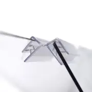 Plastic Hinged Plexiglass Connectors for Acrylic Sheets, Sneeze Guards 3/16" ...