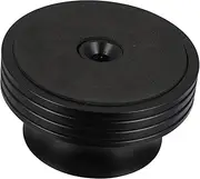 CIYODO 1pc Aluminum Vinyl Record Weight Stabilizer Vibration Disc Clamp Enhance Sound Quality for Vinyl Record Player Ergonomic Design for Easy Use Black