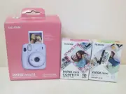 FUJIFILM INSTAX MINI 11 CAMERA LILAC PURPLE FILM SHEETS MERMAID TAIL & CONFETTI