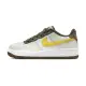 【NIKE 耐吉】Air Force 1 LV8 女鞋 大童 白黃綠色 經典 穿搭 AF1 休閒鞋 FV3647-171