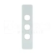 Clipsal Classic C2000 Series Plate Grid & Cover Architrave 3 Gang White - C2033-WE