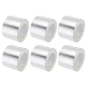 Aluminum Foil Tape 4 Inch x 55 Yards Silver for Hot Cold Air Ducts 6 Pcs