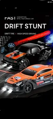 GRAXGROW 1:16 Scale RC Drift Car, 2.4GHz Wireless Remote Control Racing Vehicle,