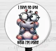 Funny Retractable Badge Holder Reel, Sarcastic Saying Badge Holder GG6608H