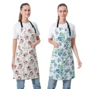 2 Pcs 100% Cotton Floral Aprons with pockets for Men 60*80cm Colorful Flower