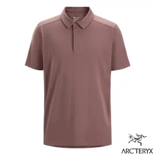 【Arcteryx 始祖鳥】男 Captive 短袖 POLO 衫(柔紫)