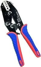 Quick Change Crimping Tool 0.25-10mm² (23-7 AWG) Multifunction Ratcheting Wire Crimper Pliers for Ferrule Terminals and Insulated Cable End-Sleeves