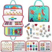Baby Toddler Montessori Busy Board Intelligence Learning Toy Sensory Board Toy
