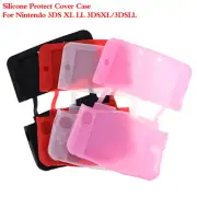 Rubber Silicone Cover Case For Nintendo 3DS XL/LL Console Protective Skin Sh-JU