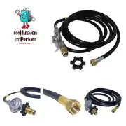 12-Feet Hose/Regulator Assembly with Restricted Flow Soft Nose P.O.L.