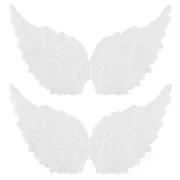 12 Pcs Wings Crafts Clear Ornaments Christmas Decorations Outdoor