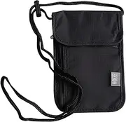 [chiquieray] Neck Pouch Chest Bag with RFID Protection, Travel Purse, Unisex Travel Purse Theft-Proof Small, Hidden Anti-Theft Festival Passport Holder, for Passport, Credit Cards, Coins and Travel Accessories,,