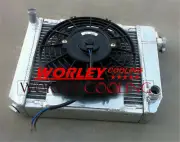 VIC-Aluminum Radiator & Shroud & Fan for AUSTIN ROVER MINI 1275 GT 1959-1997 MT