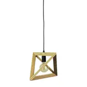 TRAP II Geometric Scandi Timber Pendant