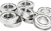 HAUAGEZWU F6806ZZ Flange Bearing 30x42x7 Mm ABEC-5 4PC Double Shielded Deep Groove Flanged F6806 Z ZZ Ball Bearings F6806-2Z F6806Z