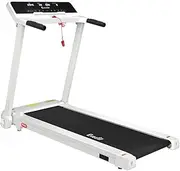 Everfit Treadmill Electric Home Gym Fitness Exercise Knob Foldable 420mm White