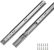 LONTAN 10 Pairs Soft Close Drawer Slides 24 Inch Side Mount Heavy Duty Cabinet
