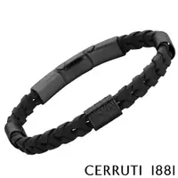 在飛比找蝦皮商城優惠-【CERRUTI 1881】義大利 經典 不鏽鋼 皮革 手環