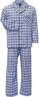 [FOXFIRE] Big and Tall Broadcloth Fancy Long Sleeve Pajamas to 8X in Assorted Prints